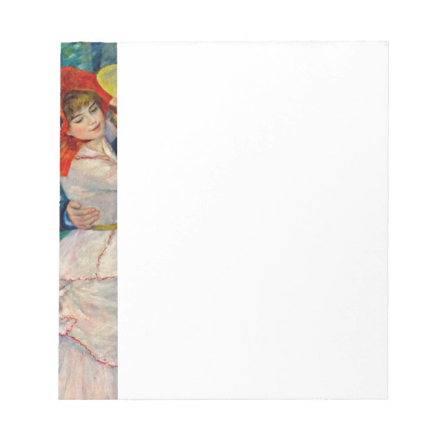 Dance vid Bougival Pierre Renoir Anteckningsblock (Framsida)