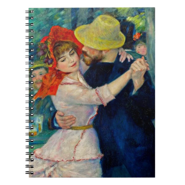 Dance vid Bougival Pierre Renoir Anteckningsbok (Framsidan)