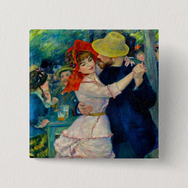 Dance vid Bougival Pierre Renoir Knapp (Framsida)