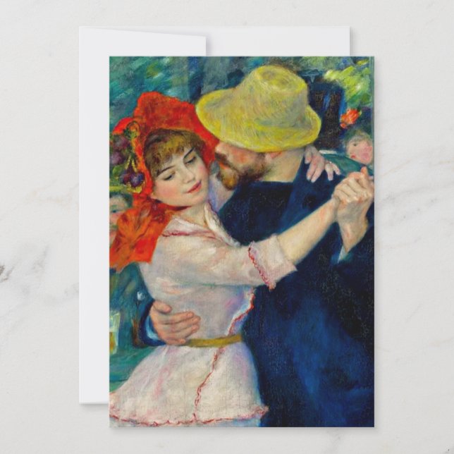 Dance vid Bougival Pierre Renoir Meddelande (Framsida)