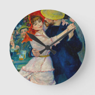 Dance vid Bougival Pierre Renoir Rund Klocka