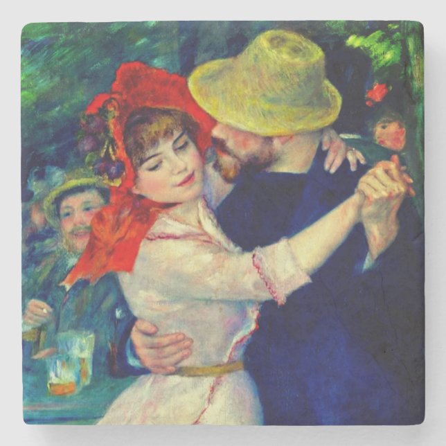 Dance vid Bougival Pierre Renoir Stenunderlägg (Framsidan)