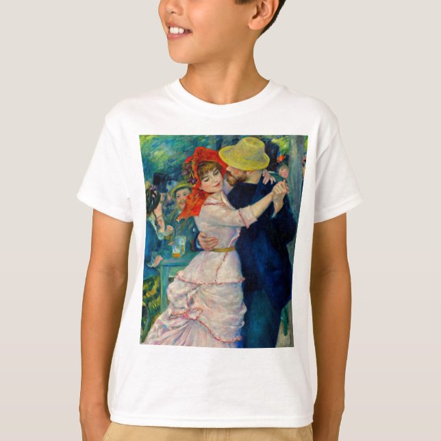 Dance vid Bougival Pierre Renoir T Shirt (Framsida)