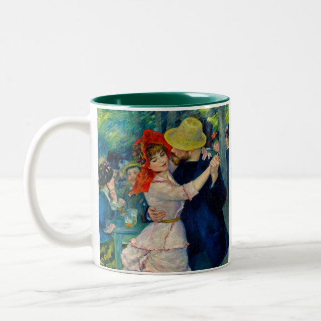 Dance vid Bougival Pierre Renoir Två-Tonad Mugg (Vänster)