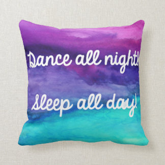 Dance Watercolor Pillow Kudde