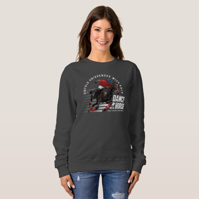 Dance with Horse (Mörk mode) | Kvinnor T Shirt (Hel framsida)