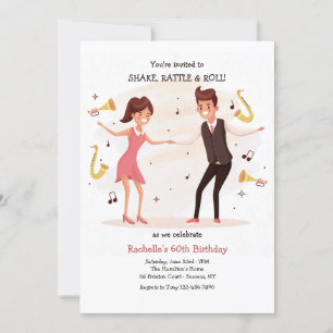 Dance with Me Party-inbjudan Inbjudningar