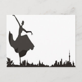 Dance with the Skyline Vykort