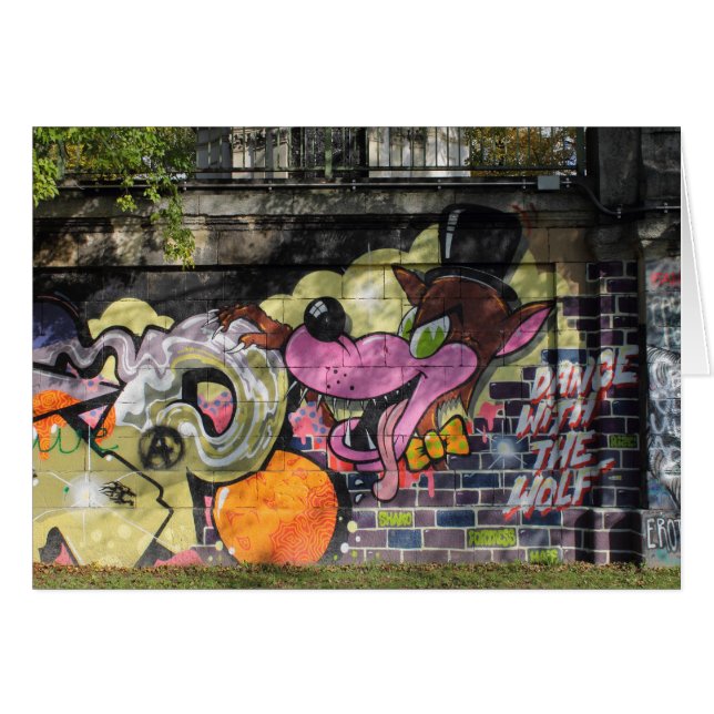 Dance with Varg Graffiti OBS Kort (Framsidan Horizontal)