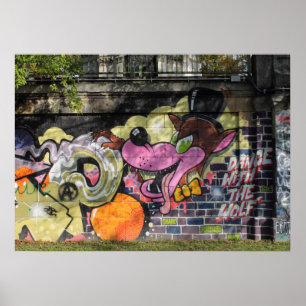 Dance with Varg Graffiti Poster