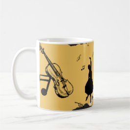 Dance with Violin Kaffemugg