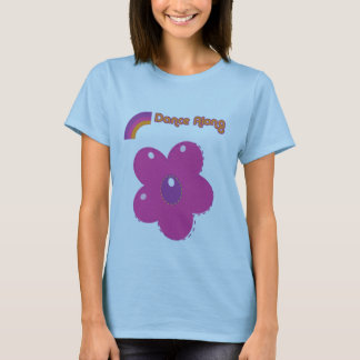 dancealong_front_ladies_flower5 t-shirt