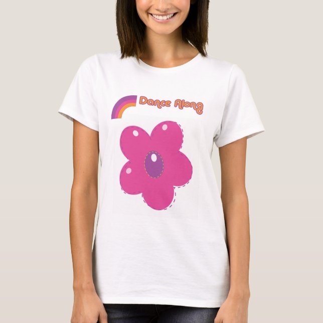 dancealong_front_ladies_flower5 t-shirt (Framsida)