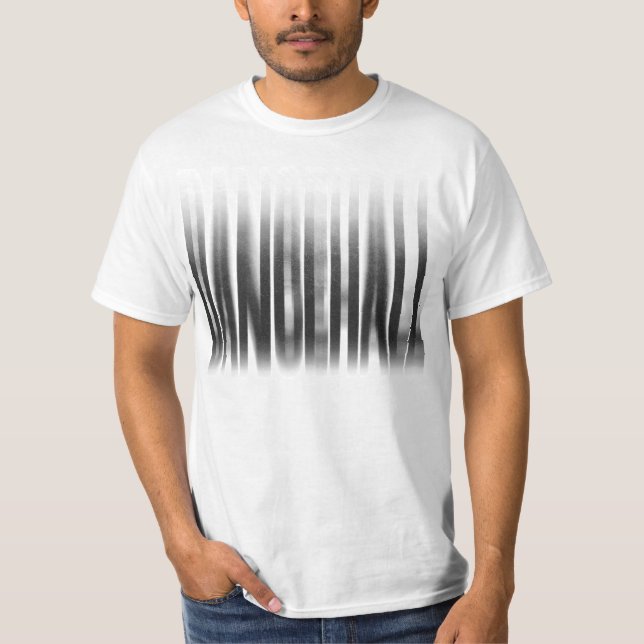 Dancehall BludEffect Typography Reggae T Shirt (Framsida)
