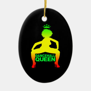 Dancehall Queen Julgransprydnad Keramik