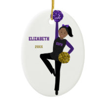 DanceLine Girl in Black, Lila and Guld