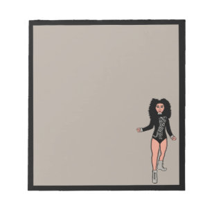 Dancer Anteckningsblock Black/Silver B 2