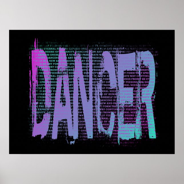 Dancer är stressad med Coola som väntar Poster (Framsidan)