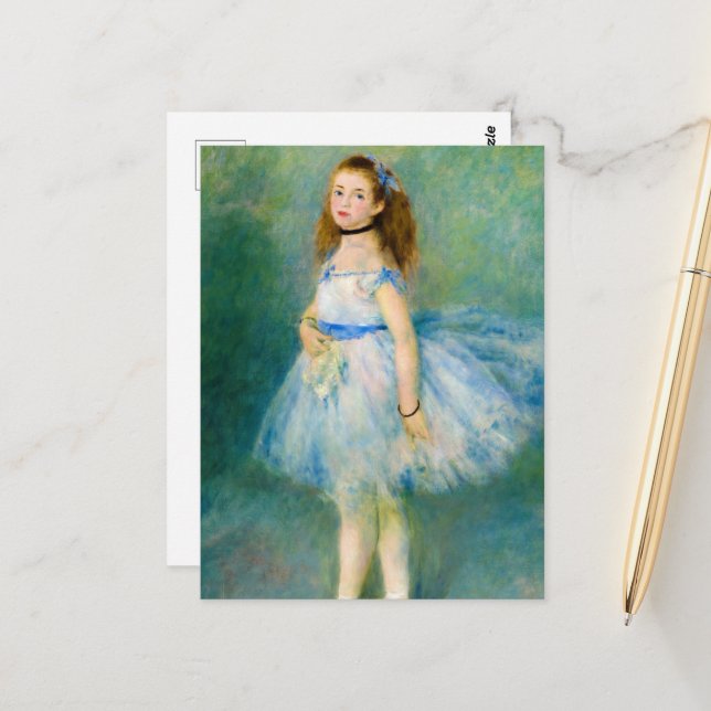 Dancer av Pierre-Auguste Renoir Vykort (Fram/Back In Situ)