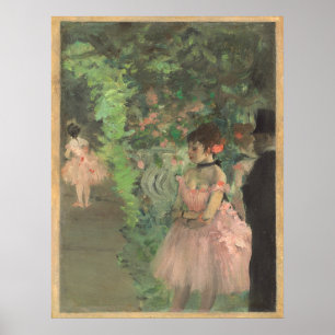 Dancer Backstage - Edgar Degas Fine Art Poster