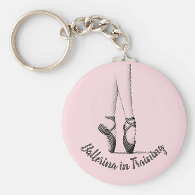 Dancer Ben - Du väljer Text och Färg Nyckelring (Framsidan)