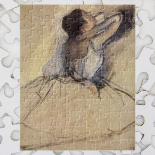 Dancer by Edgar Degas, Vintage Ballerina Art Pussel
