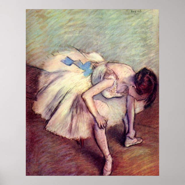 Dancer - Edgar Degas - 1881 Poster (Framsidan)