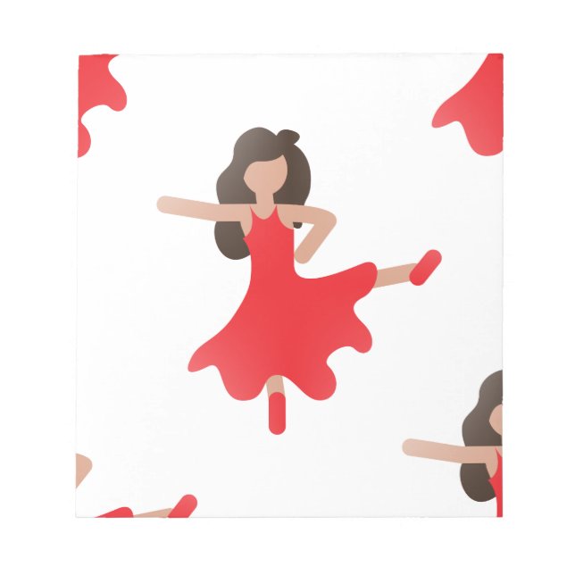 dancer emoji anteckningsblock (Framsida)