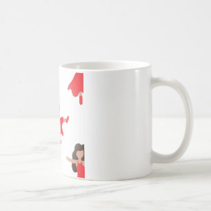 dancer emoji kaffemugg