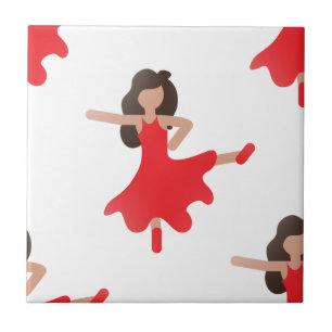 dancer emoji kakelplatta
