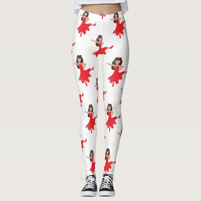 Dancer emoji leggings (Framsida)
