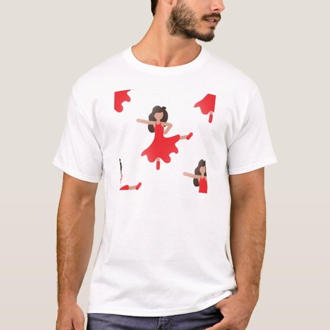 dancer emoji tee shirt (Framsida)