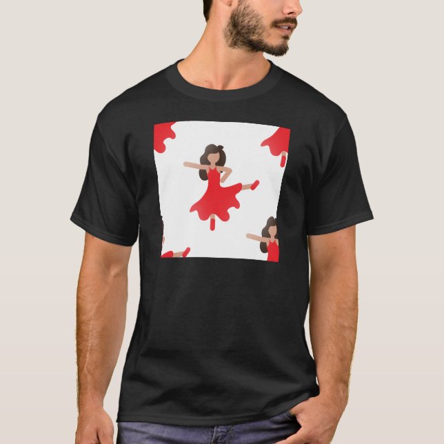 dancer emoji tee shirt (Framsida)