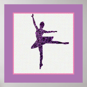 Dancer Faux Gnistra Tiny Dot Poster