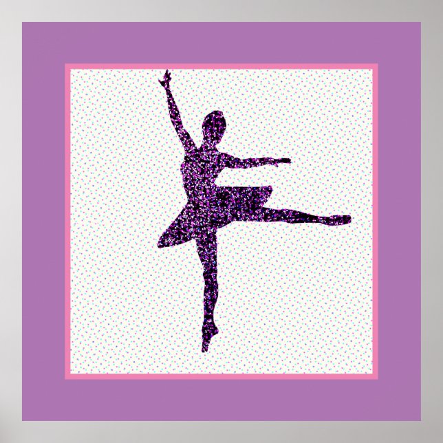 Dancer Faux Gnistra Tiny Dot Poster (Framsidan)