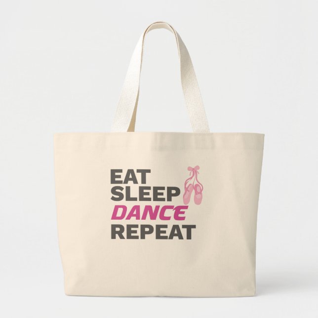 Dancer for Dancing Teacher Eat Ssov Dance Repeat Jumbo Tygkasse (Framsidan)