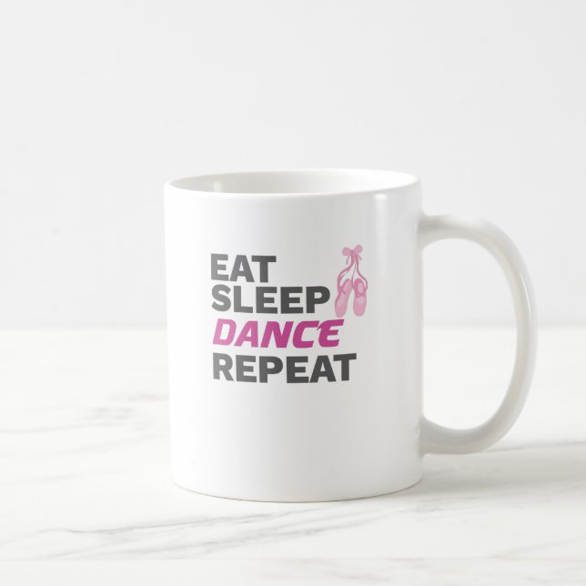 Dancer for Dancing Teacher Eat Ssov Dance Repeat Kaffemugg (Höger)