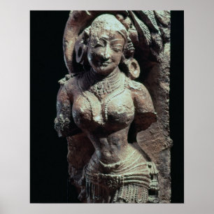 Dancer, från Sol Temple of Kanara, indian, 13t Poster