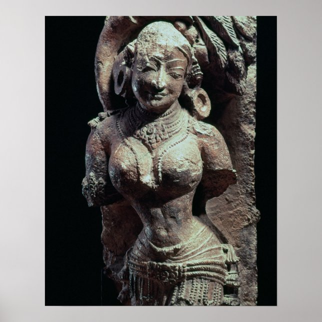 Dancer, från Sol Temple of Kanara, indian, 13t Poster (Framsidan)