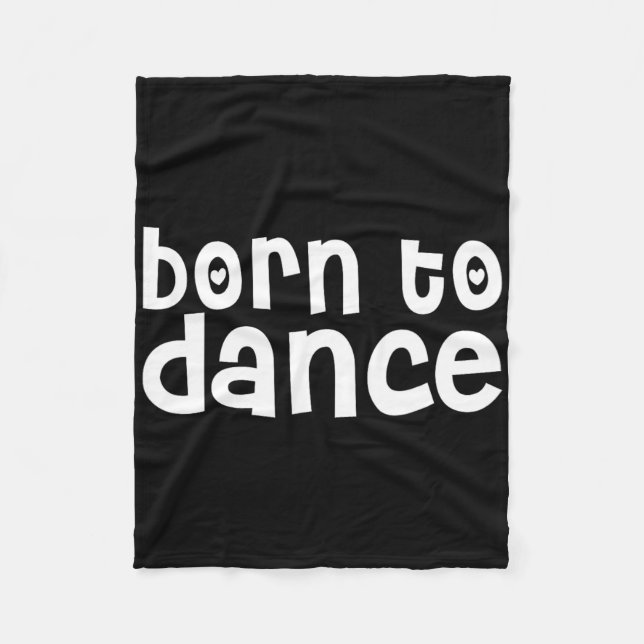 Dancer Funny - född till dansande Fleecefilt (Framsidan)