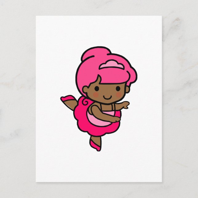 Dancer Girl Vykort (Framsida)