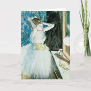 Dancer i hennes doseringsrum Edgar Degas Kort
