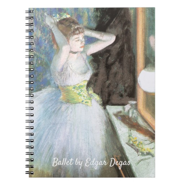 Dancer in her Dressing Room by Edgar Degas Anteckningsbok (Framsidan)