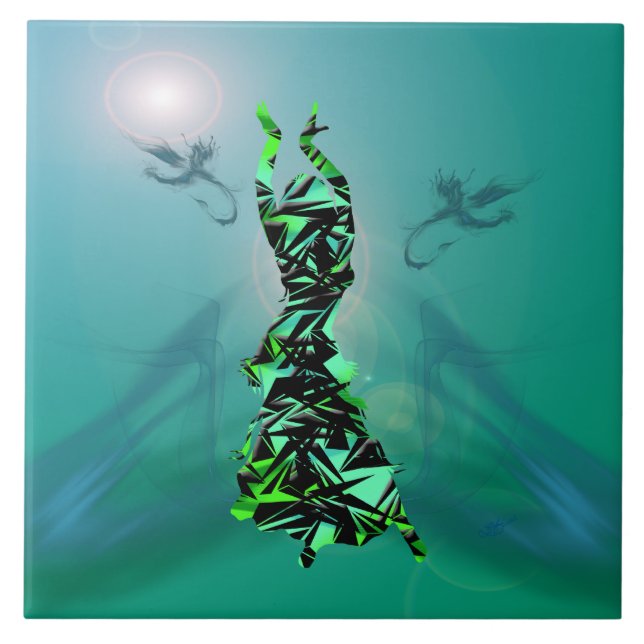 Dancer *Jinx* Kakelplatta (Framsidan)