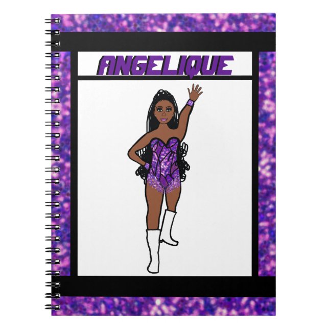 Dancer Lila Fringe anteckningsbok nr 1 (Framsidan)
