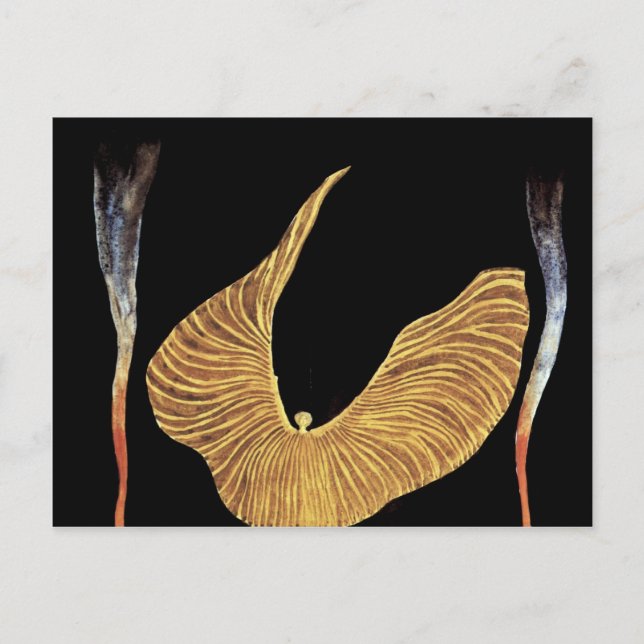 Dancer Loie Fuller by Moser Koloman (Best Qual Vykort (Framsida)