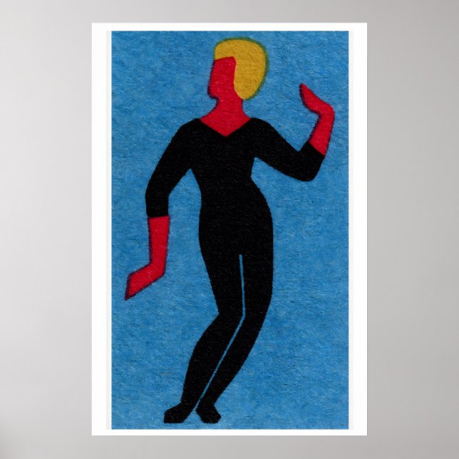 Dancer - Matchbox Print - Aesthetic Wall Art Poster (Framsidan)