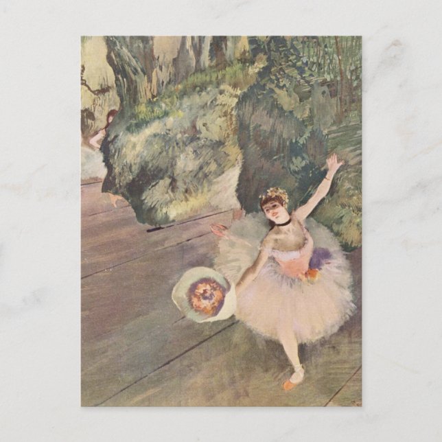 Dancer med Bouquet Vykort (Framsida)