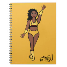 Dancer Notebook Guld / Cherry