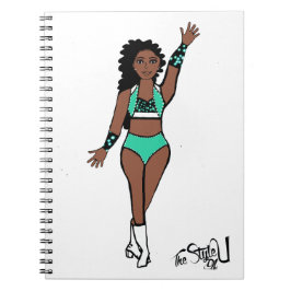 Dancer Notebook Mint / White / Black Anteckningsbok